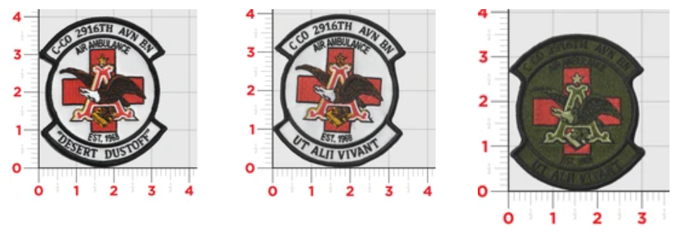 US Army C Co 2916th Air Ambulance Patch