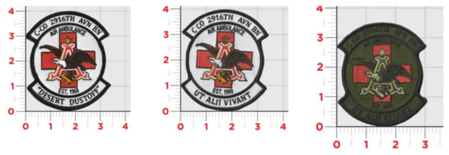 US Army C Co 2916th Air Ambulance Patch