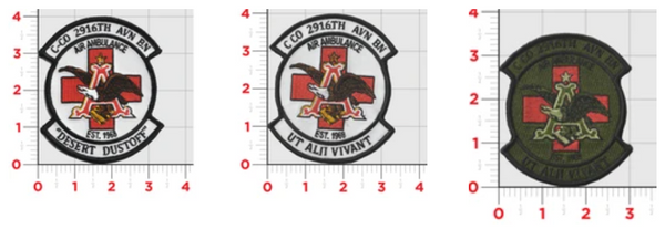 US Army C Co 2916th Air Ambulance Patch