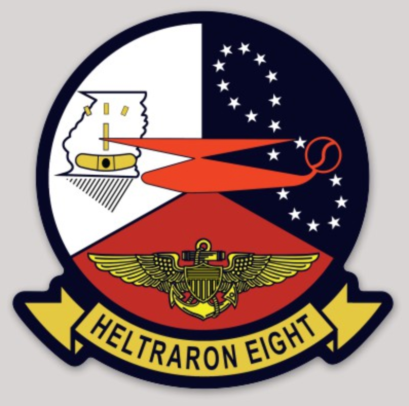 Official US Navy HT-8 Eightballers Stickers