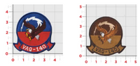 Officially Licensed US Navy VAQ-140 Patriots Squadron Patches