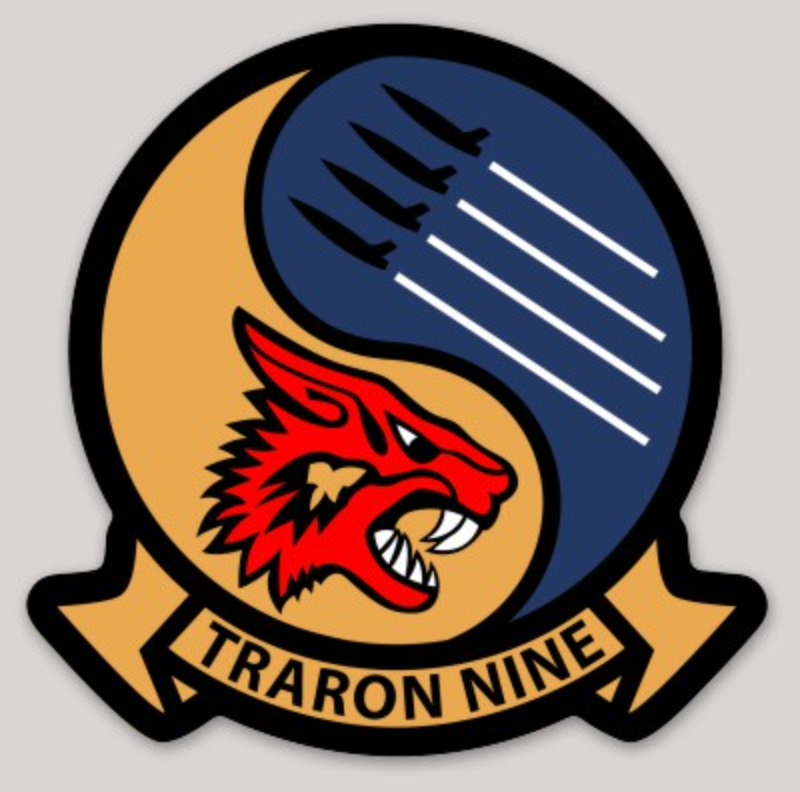 Officially Licensed US Navy VT-9 Tigers Stickers