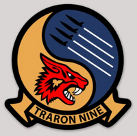 Officially Licensed US Navy VT-9 Tigers Stickers