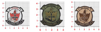 Officially Licensed  US Navy VT-3 Red Knights Squadron Patches