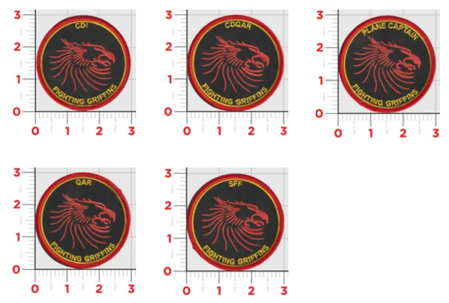 VMM-266 Griffins Qual patches