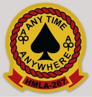 Officially Licensed USMC HMLA-267 Stingers Squadron Sticker