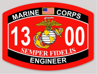 USMC MOS Sticker