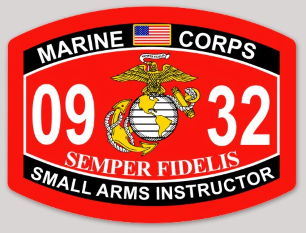 USMC MOS Sticker