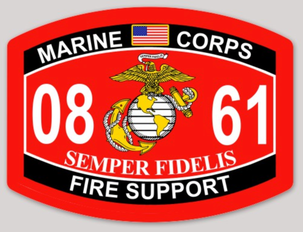 USMC MOS Sticker