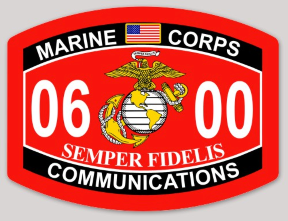 USMC MOS Sticker
