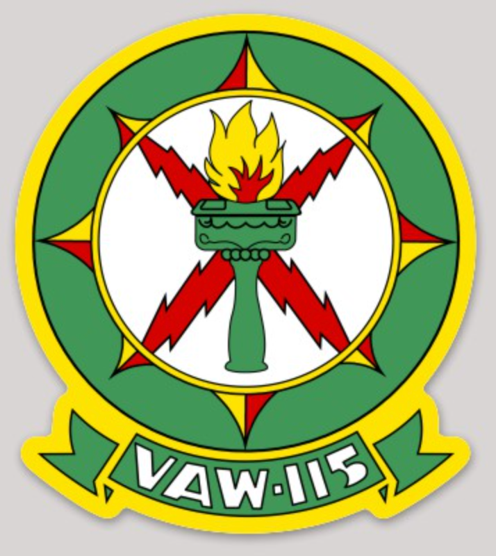 Officially Licensed US Navy VAW-115 Liberty Bells Squadron Sticker