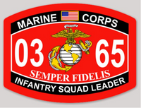 USMC MOS Sticker