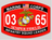 USMC MOS Sticker