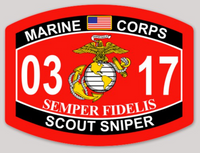 USMC MOS Sticker