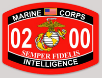 USMC MOS Sticker
