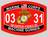 USMC MOS Sticker