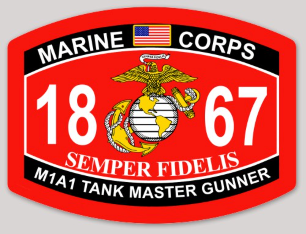 USMC MOS Sticker