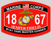 USMC MOS Sticker