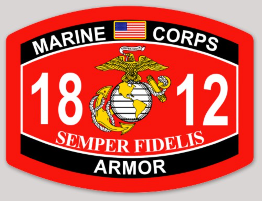 USMC MOS Sticker