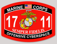 USMC MOS Sticker