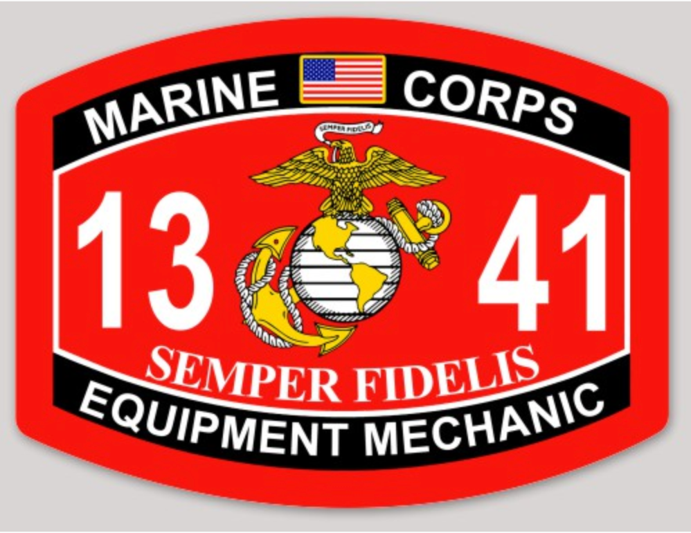 USMC MOS Sticker