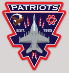 Official VAQ-140 Patriots EA-18 Growler Squadron Sticker