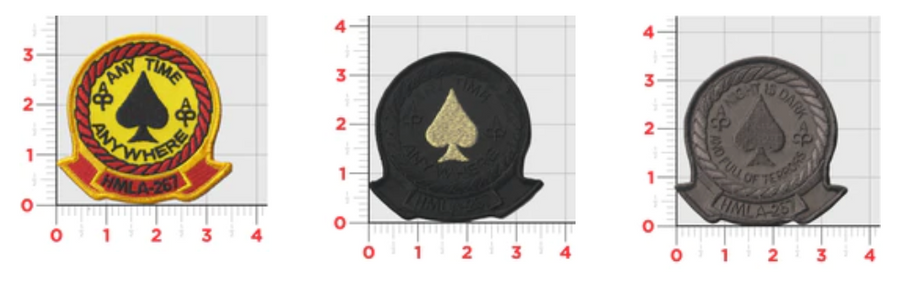 Officially Licensed HMLA-267 Stingers Squadron Patches