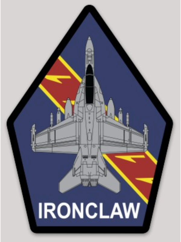 Official VAQ-136 Gauntlets Ironclaw EA-18 Squadron Sticker