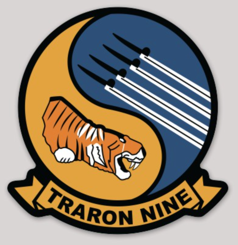 Officially Licensed US Navy VT-9 Tigers Squadron Stickers