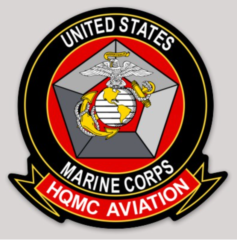 Officially Licensed USMC Headquarters Pentagon Aviation Sticker