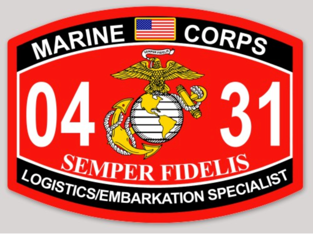USMC MOS Sticker