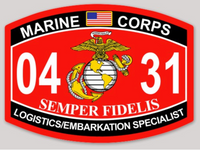 USMC MOS Sticker