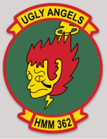 Officially Licensed USMC HMM-362 Ugly Angles Sticker
