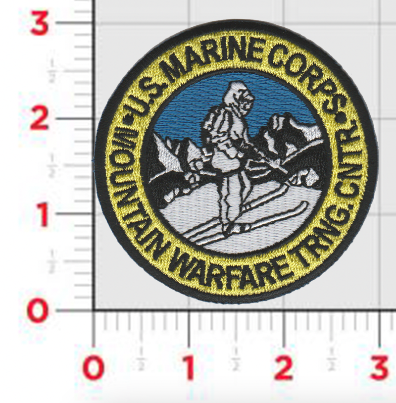 Officially Licensed USMC Mountain Warfare Training Center Patch