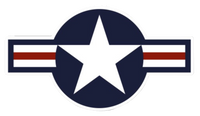 US Aircraft "Stars & Bars" Patch