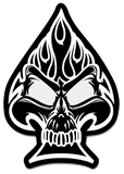 Official HMLA-267 El Fuego Skull Sticker