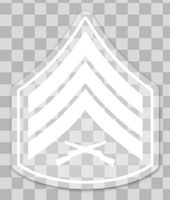 USMC Sgt Rank Window sticker