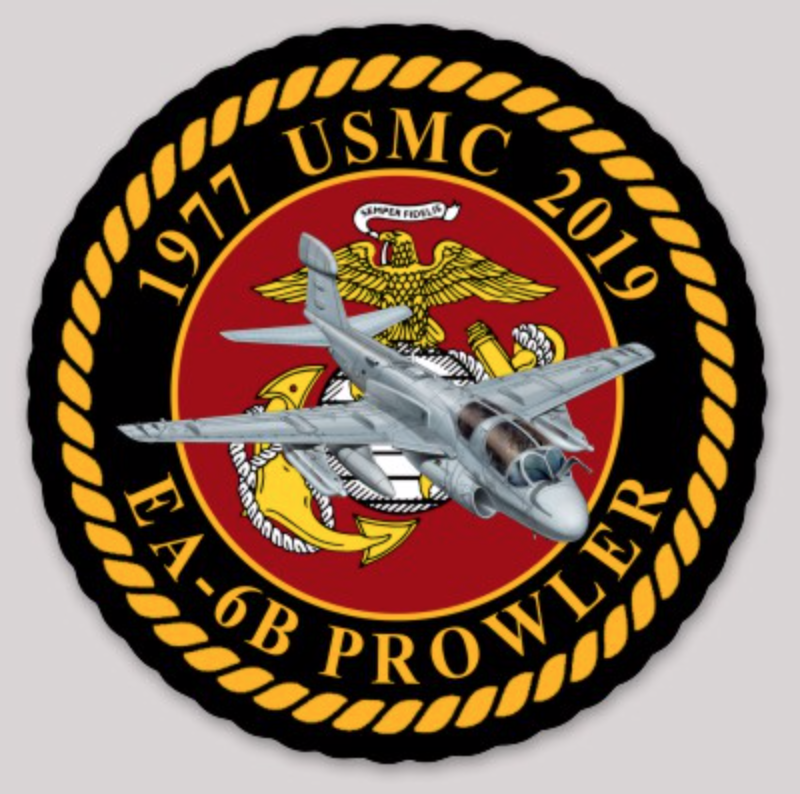 Officially Licensed USMC EA-6B Commemorative Sticker