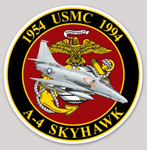 Officially Licensed USMC A-4 Skyhawk Commemorative Sticker