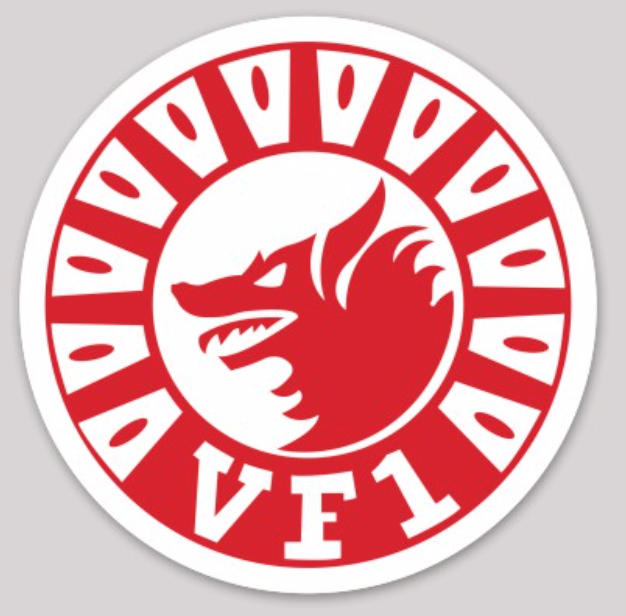 Officially Licensed US Navy VF-1 Wolfpack Sticker