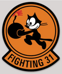 Officially Licensed US Navy VF-31 Tomcatters Sticker