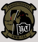Officially Licensed USMC VMM-164 Knightriders Sticker
