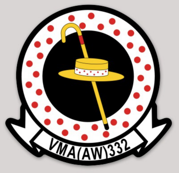 Officially Licensed USMC VMA(AW)-332 Moonlighters Sticker