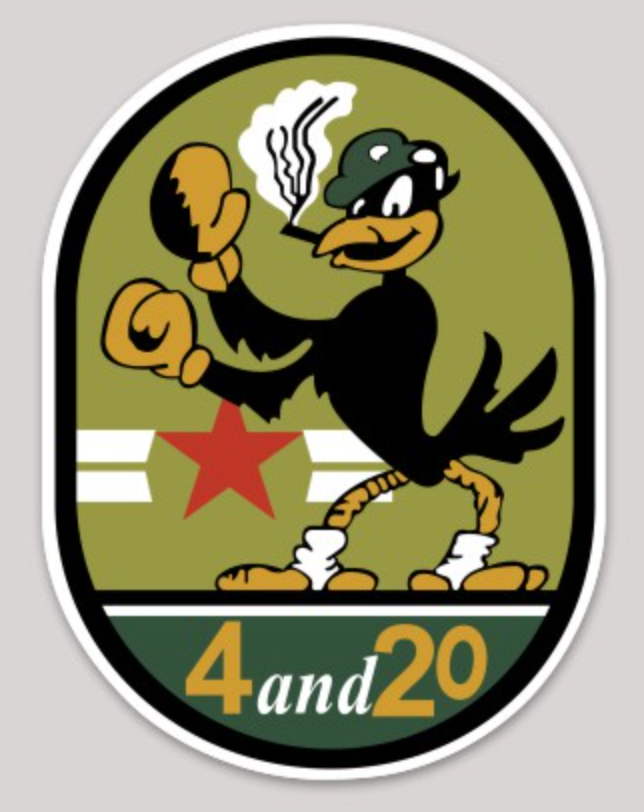 Officially Licensed US Navy VA-45 Blackbirds Sticker