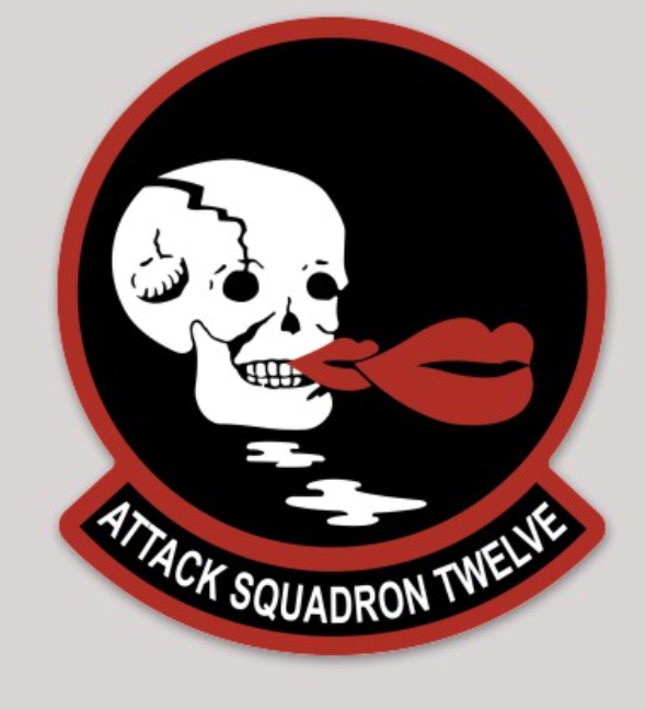 Officially Licensed US Navy Official VA-12 Flying Ubangies Sticker