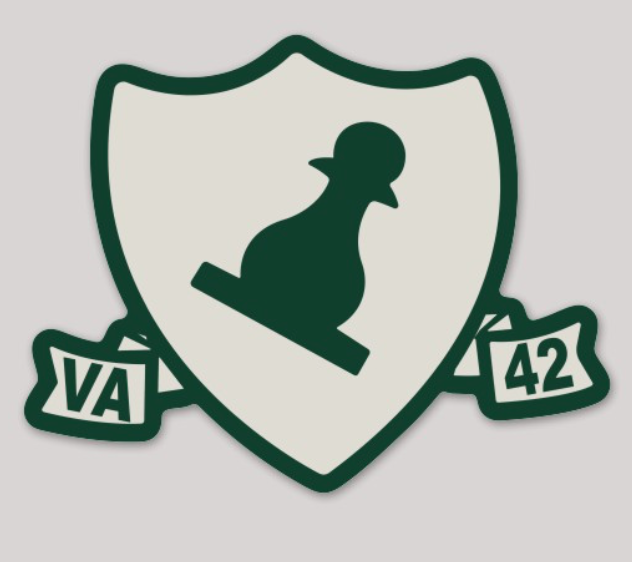 Officially Licensed US Navy VA-42 Green Pawns Sticker