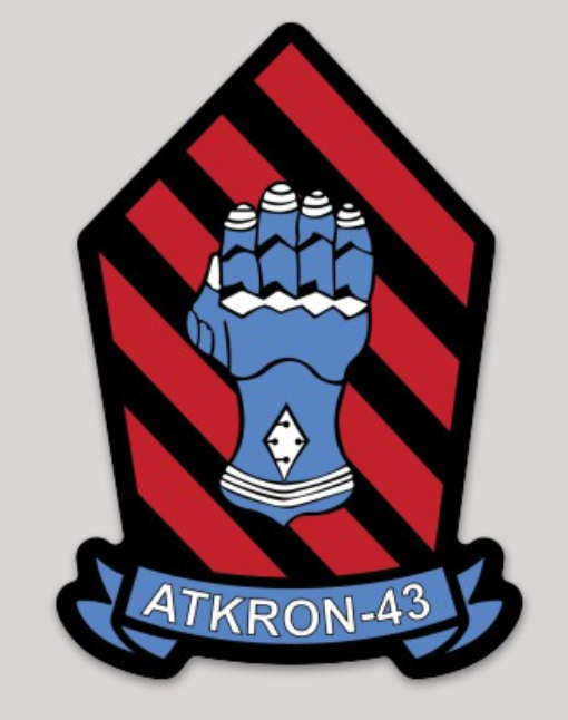 Officially Licensed US Navy VA-43 Challengers Sticker