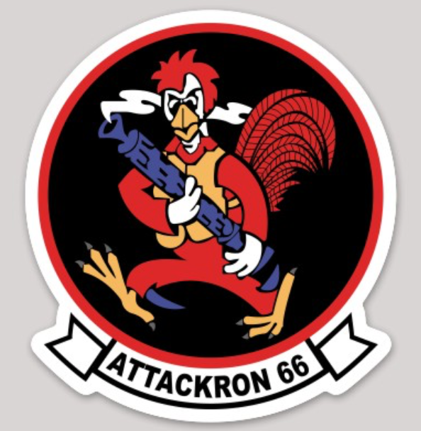 Officially Licensed US Navy VA-66 Waldomen Sticker