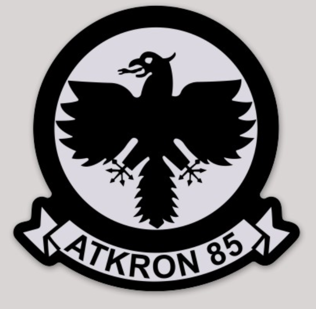 Officially Licensed US Navy VA-85 Black Falcons Sticker