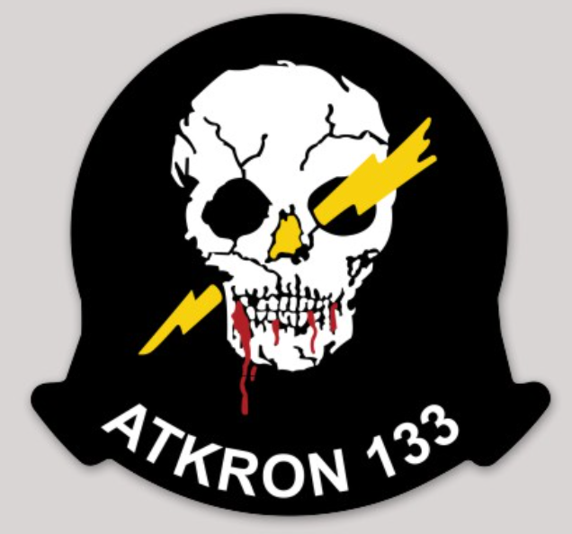 Officially Licensed US Navy VA-133 Blue Knights Sticker